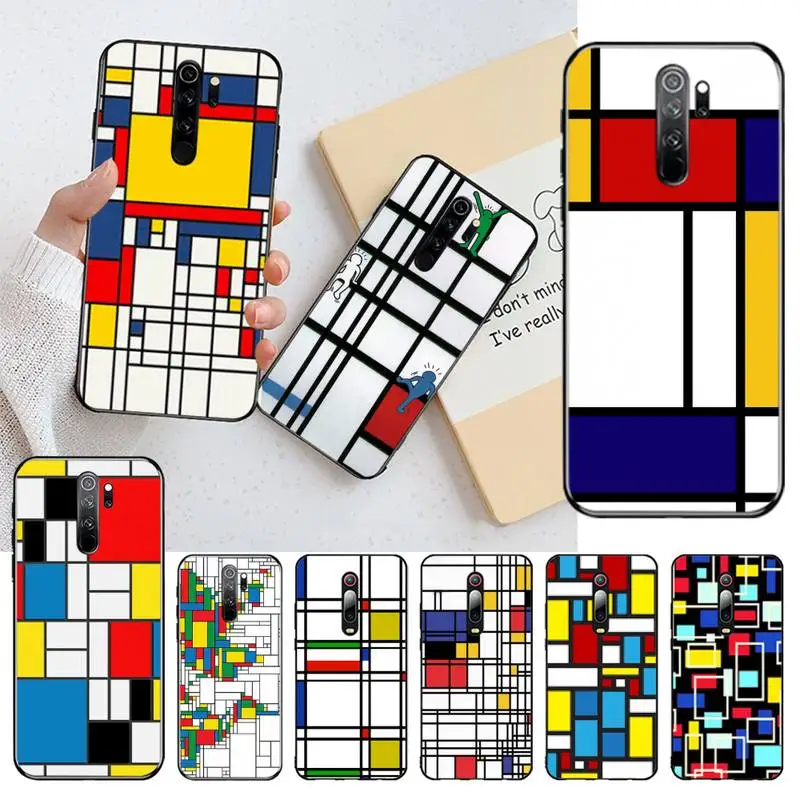 Чехол bauhaus с абстрактным изображением пиета Мондриана роскошный уникальный