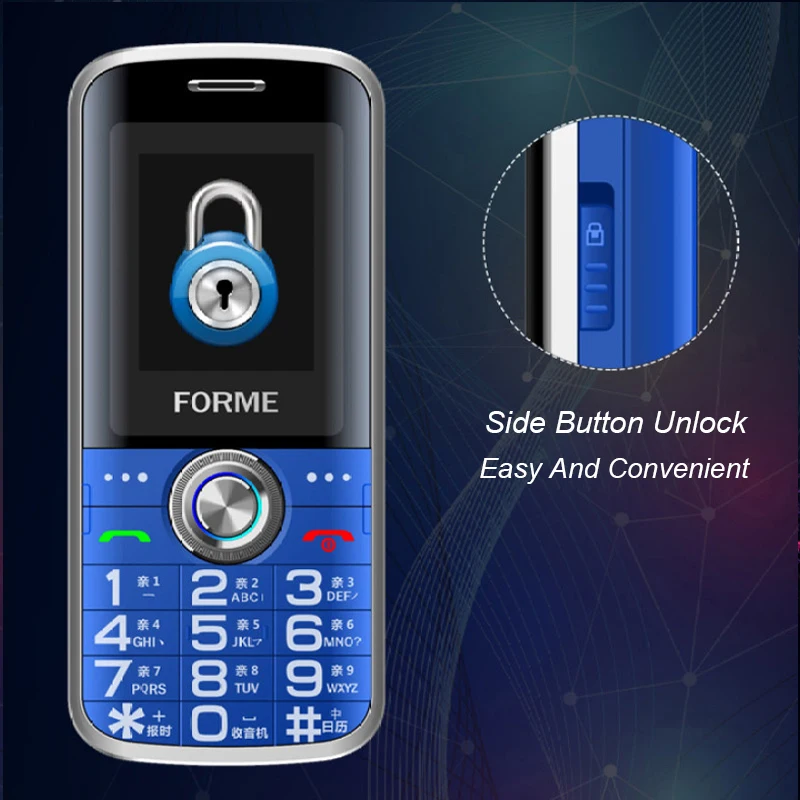 Большой голосовой кнопочный Длинный резервный аккумулятор для пожилых людей