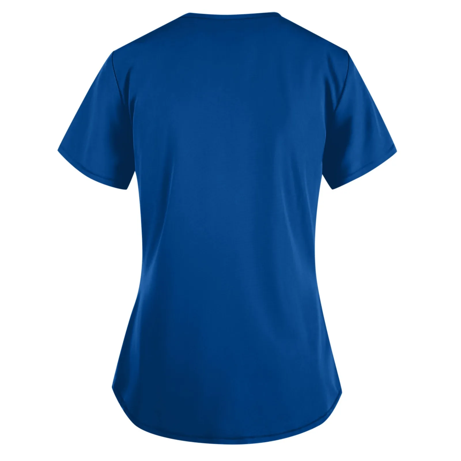 Unisex Working Uniform Black Cat Print Pocket Blouse Nurse Uniform Women Short Sleeve V-neck Scrub Tops Healthcare Carer Tunic