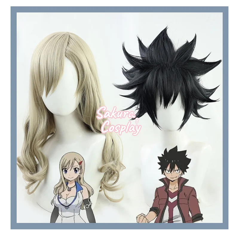 

Термостойкие синтетические волосы для косплея из аниме EDENS ZERO Rebecca Bluegarden Shiki Granbell, Хэллоуин, карнавальвечерние + бесплатная шапочка для парик...