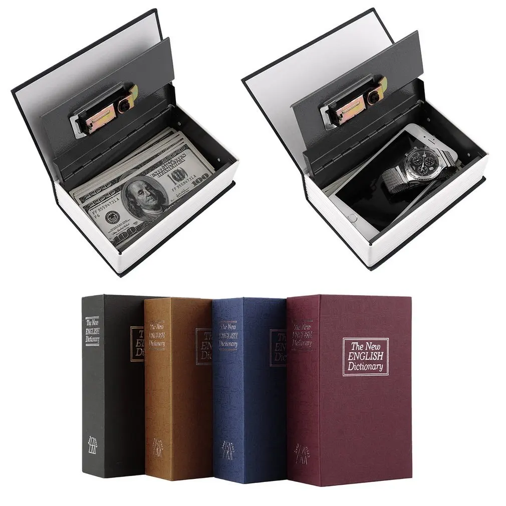 

Словарь Mini книга-Сейф Money, скрытый секретный безопасный замок для хранения наличных денег, монет, ювелирных изделий, ключей, шкафчик, детский...