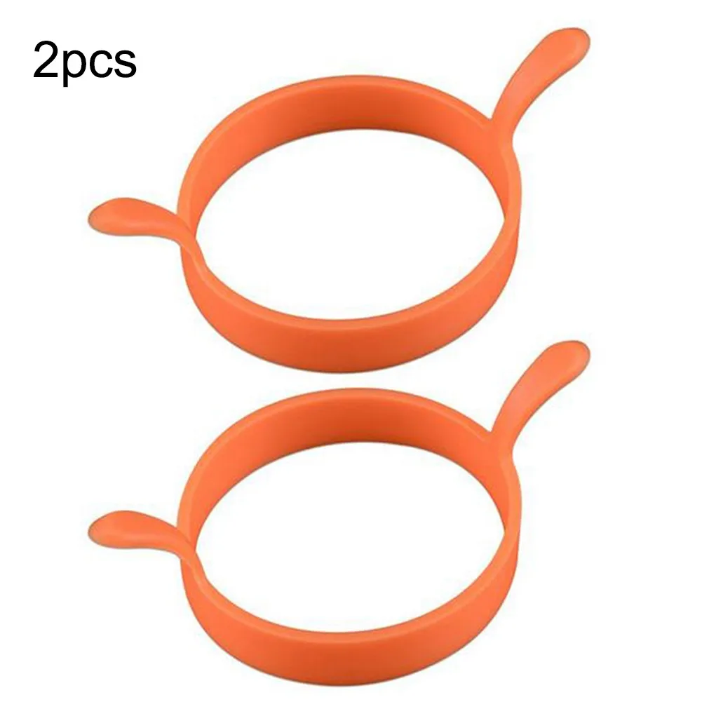 

Silicone Round Omelette Fry Egg Ring Pancake Poach Mold Kitchen Cooking Tool Pancake Poach Mould Handle Non Stick Easy To Wash