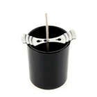 Металлическая Свеча ручной работы с тремя отверстиями