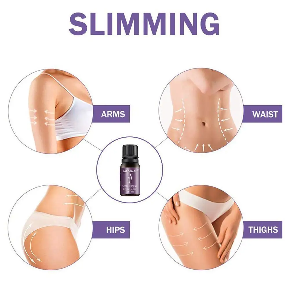 

10ml Slimming Plastic Essential Oil Men And Women External Maintenance Care Massage Oil Essential S4D9