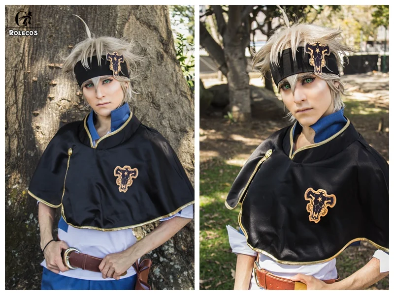 Косплей-костюм аниме Black Clover ROLECOS для Хэллоуина - плащ Асты, Быка и Финрала Рулачейса.
