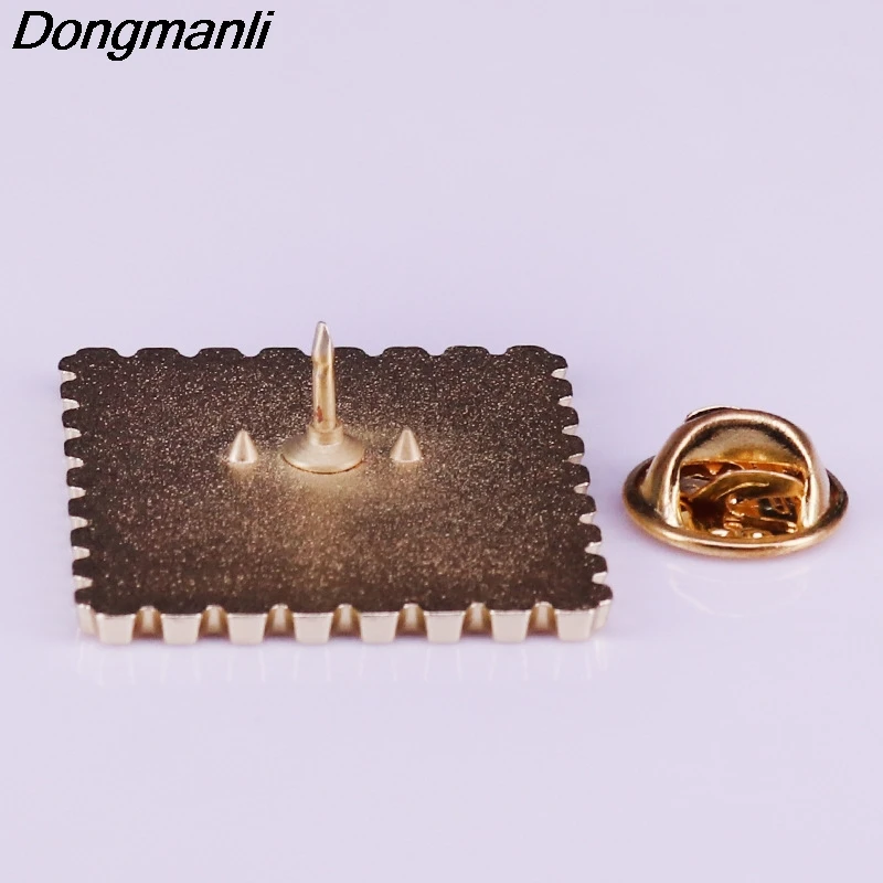 

LB289 King Memorial Stamp Metal Brooch Enamel Pins Badge Backpack Bag Collar Lapel Jewelry