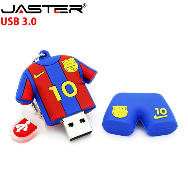JASTER 3,0 Барселона футбольная Джерси Barca Messi флешки, usb флеш-карта диск 4 ГБ 8 ГБ 16 ГБ 32 ГБ футбольный флэш-накопитель подарок