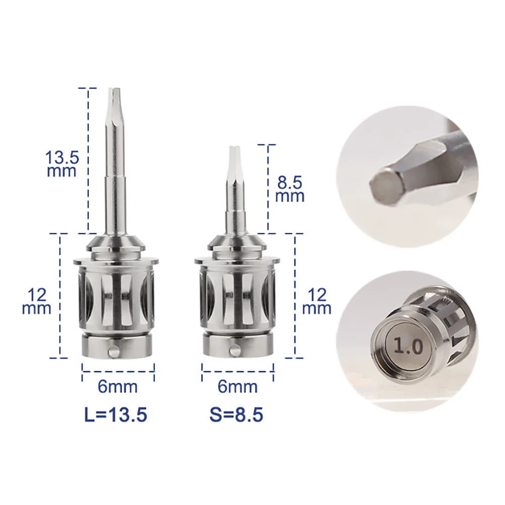 

Universal Prosthetic Kit Dental Torque Wrench ANT/1.0 Hex/1.2 Hex/1.27 Hex/1.4 Hex/NOB R155/ITI R165 Supply Materials