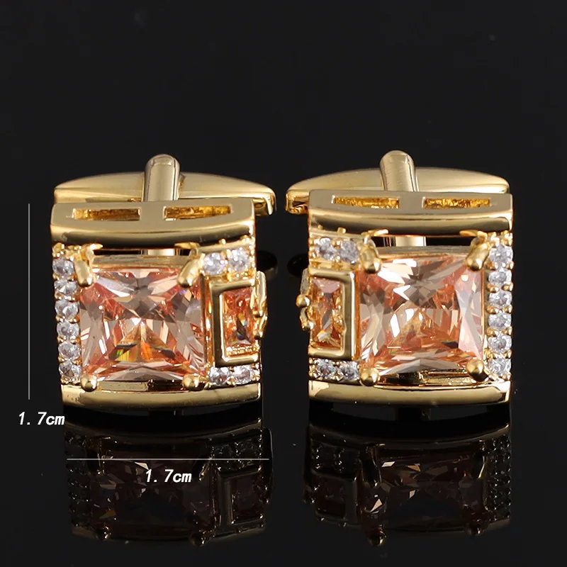 

FLEXFIL Luxury shirt cufflinks for men's Brand cuff buttons cuff links gemelos High Quality crystal wedding abotoaduras Jewelry