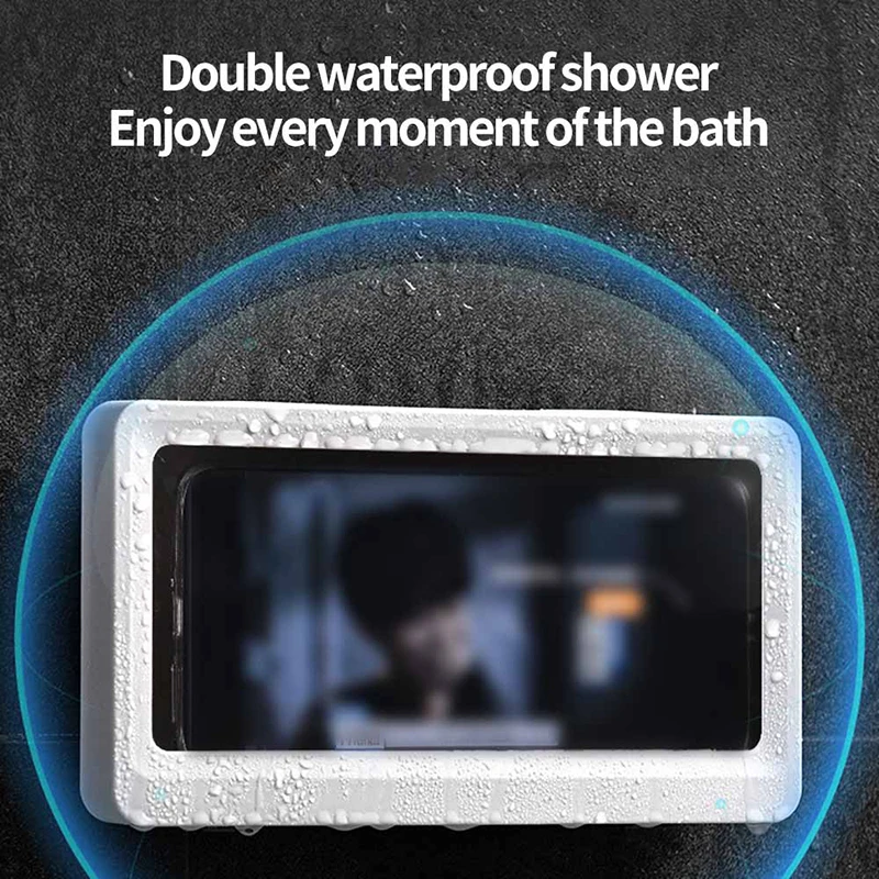 Полка пол Ins ветер Ванная комната Водонепроницаемый мобильный телефон коробка