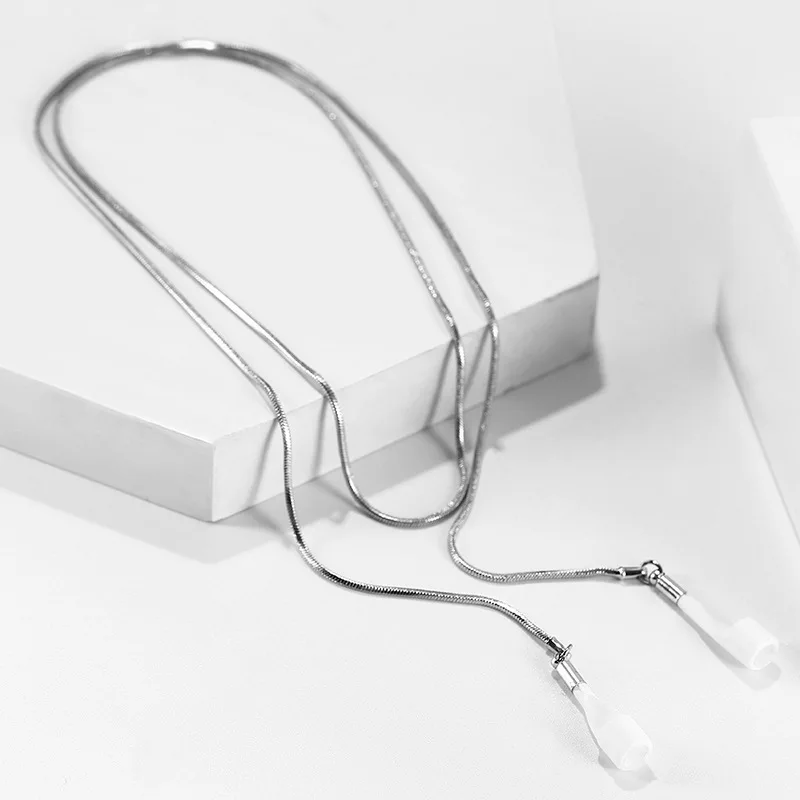 Анти потерянные цепи для AirPods змеиная цепочка ожерелье креативное металлическое