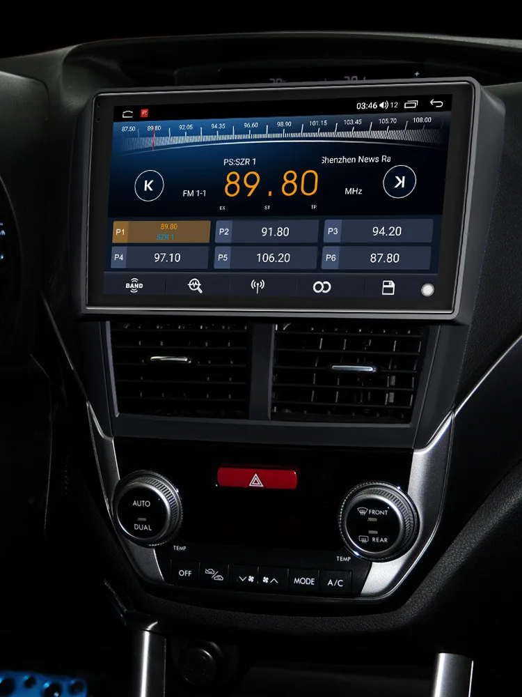 Автомагнитола 9 дюймов Android 10 стерео GPS головное устройство мультимедийный DVD