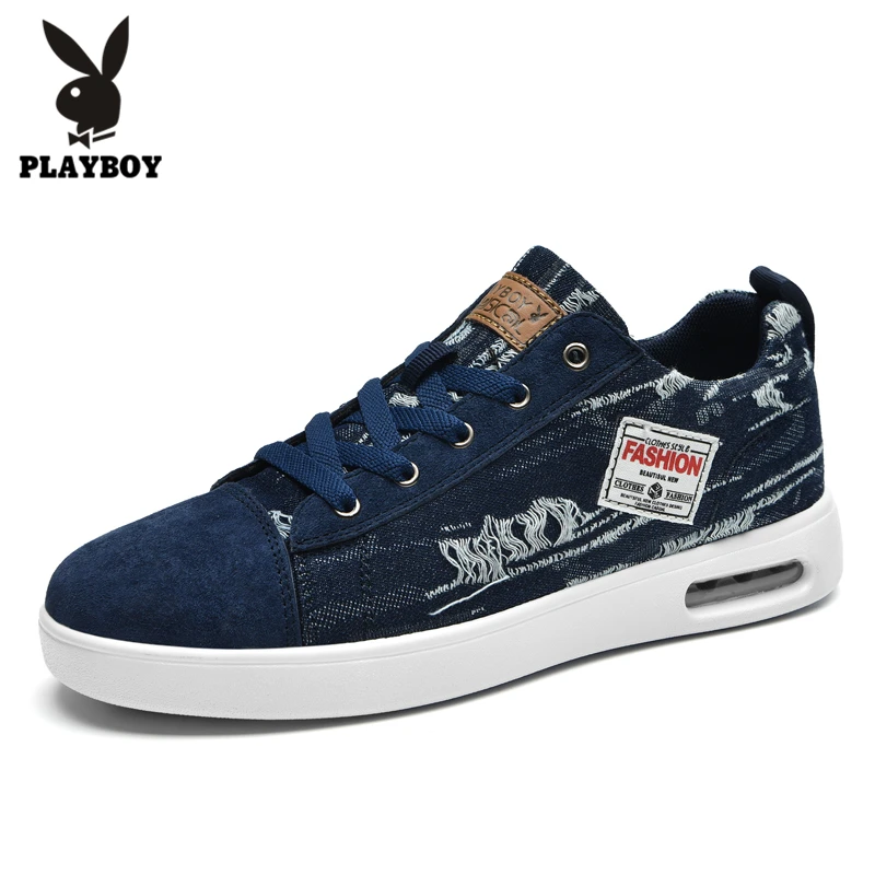 

PLAYBOY New Footwear Fashion Men's Casual Shoes Spring & Autumn Male Shoes Men Canvas Shoes Men Flats Zapatillas PL821011