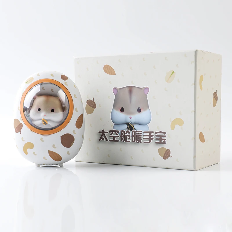 mini portable 5000mah power bank cute space capsule hamster charging usb hand warmers for girl loves gift butter cat power bank free global shipping