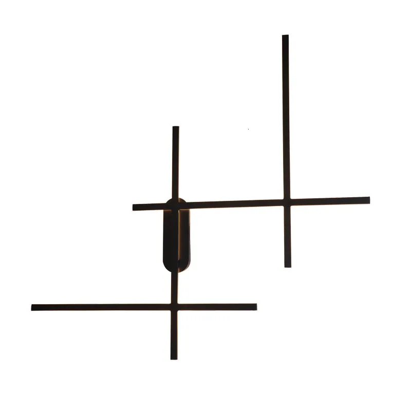 Длинный светодиодный светильник 21 Вт черный белый|Комнатные настенные LED -лампы| |