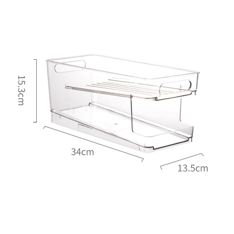 

Beverage Holder Can Organizer Rack Stackable Storage Organizer Tray Rack For Refrigerator Kitchen CANQ889