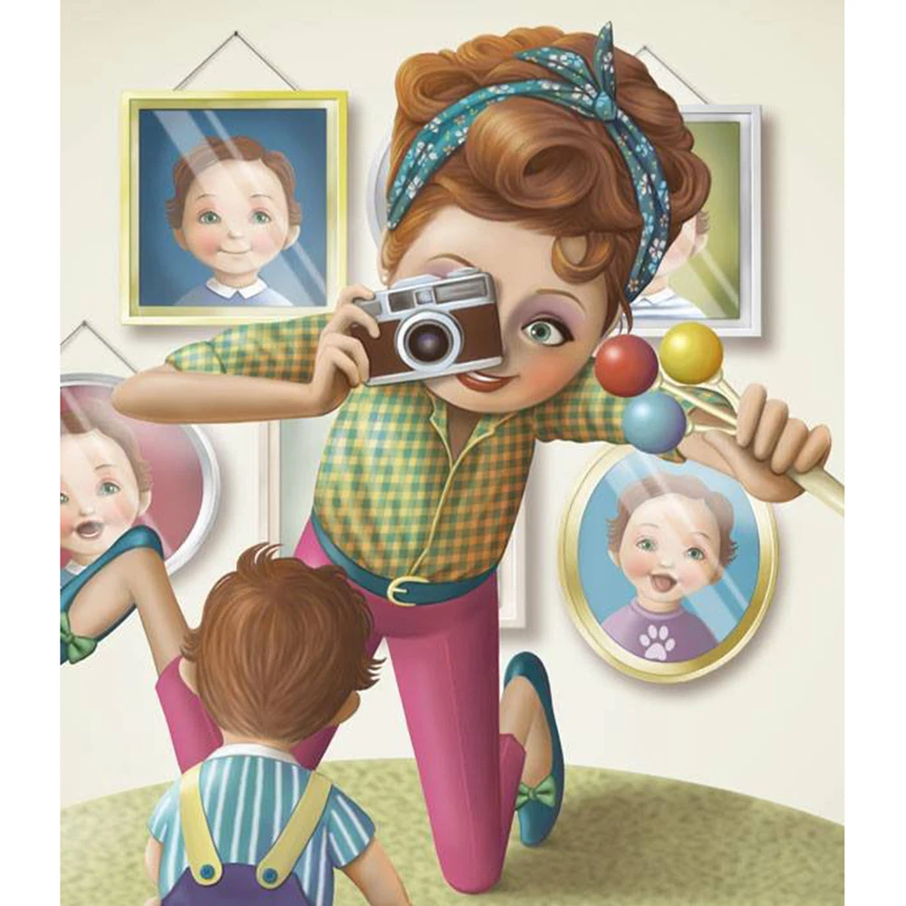 

Набор для алмазной вышивки «сделай сам», картина с селфи для девушек, квадратная/круглая вышивка, мозаичные наклейки на стену