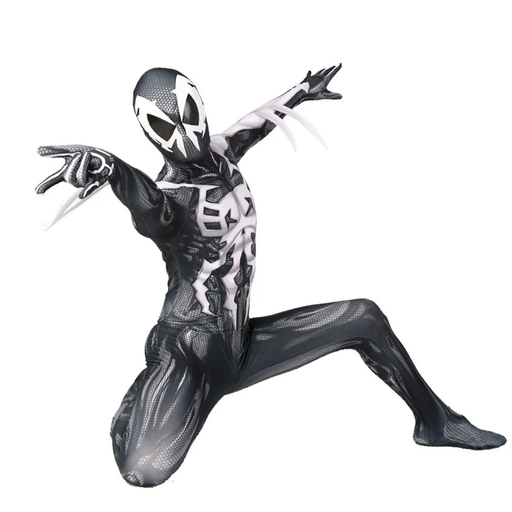 

2099 черный кожаный костюм на Хэллоуин косплей супергерой зентай Боди Комбинезоны для детей взрослых мужчин