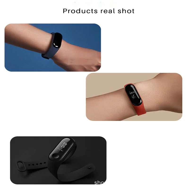 Браслет для Xiaomi mi Band 3 4 ремешок для спортивных часов часы силиконовый браслет для Xiaomi mi Band 3 4 браслет mi Группа 4 3 Замена ремешка