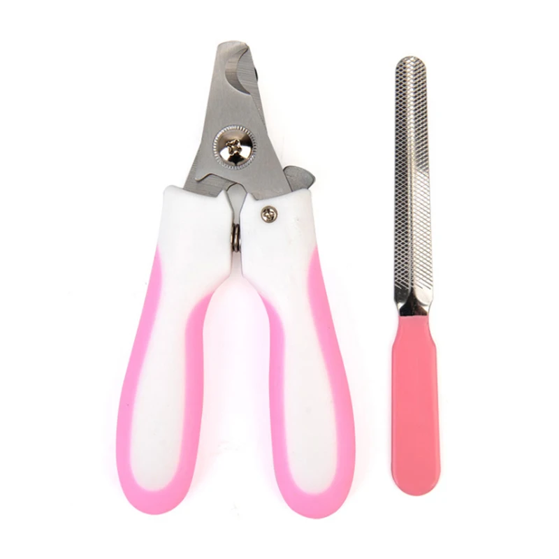1pc Pet Dog nail clippers Toe Care Nail File Portable Scissors Trim Nails Stainless Steel Cat grinder Grooming Supplies | Дом и сад