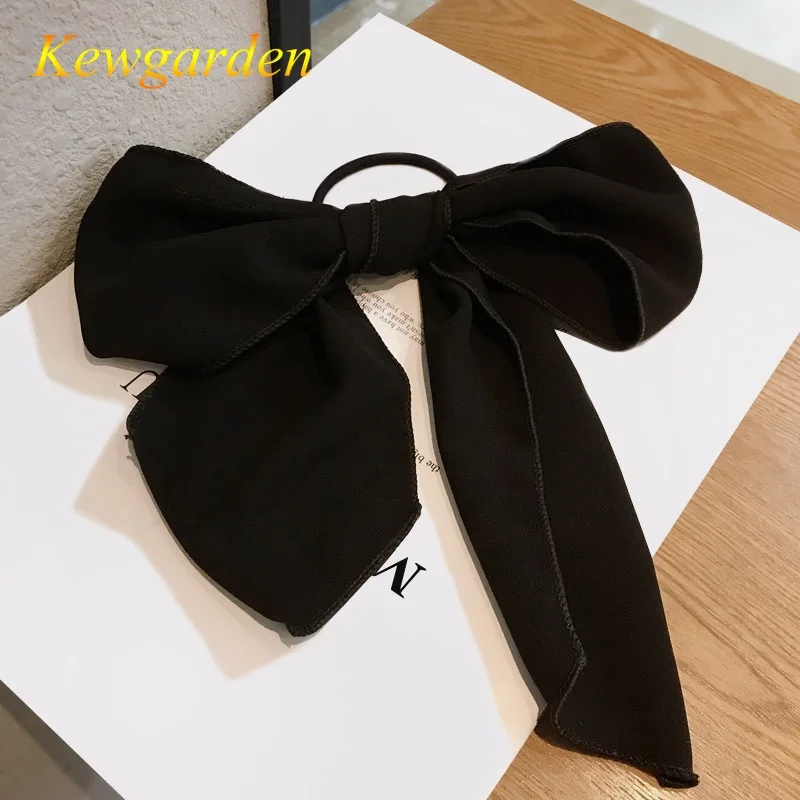 

Сад детская супер большой бант для волос аксессуары простой лента резинка для волос аксессуары для волос для девочек 4 предмета в комплекте