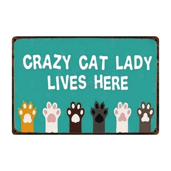 

Welcome Sweet Home A home A Cat Dog is just a house love family Shabby Metal Tin Signs Farm Metal Plate Club Plaque Classical
