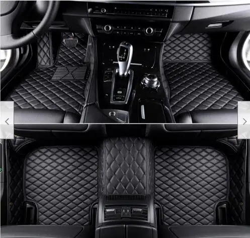 black Подходит для Ford Escape 2009- коврики напольные ковры водонепроницаемые - Название цвета: black
