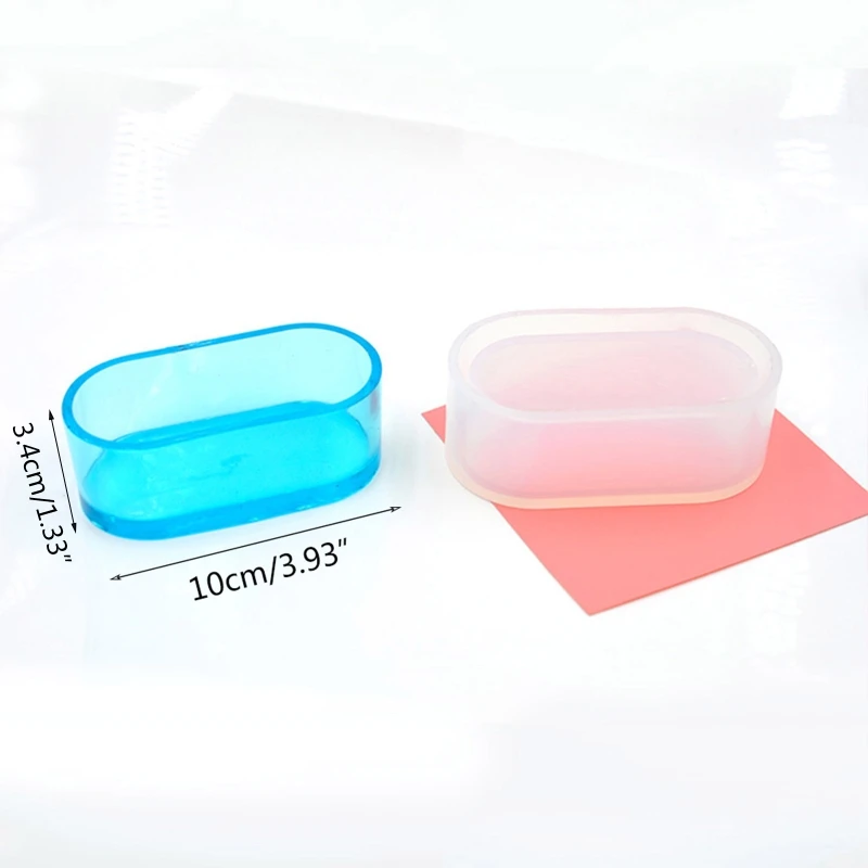 

4 Pcs/set UV Resin DIY Handmade Flowerpot Silicone Mold Storage Box Hexagon Molds