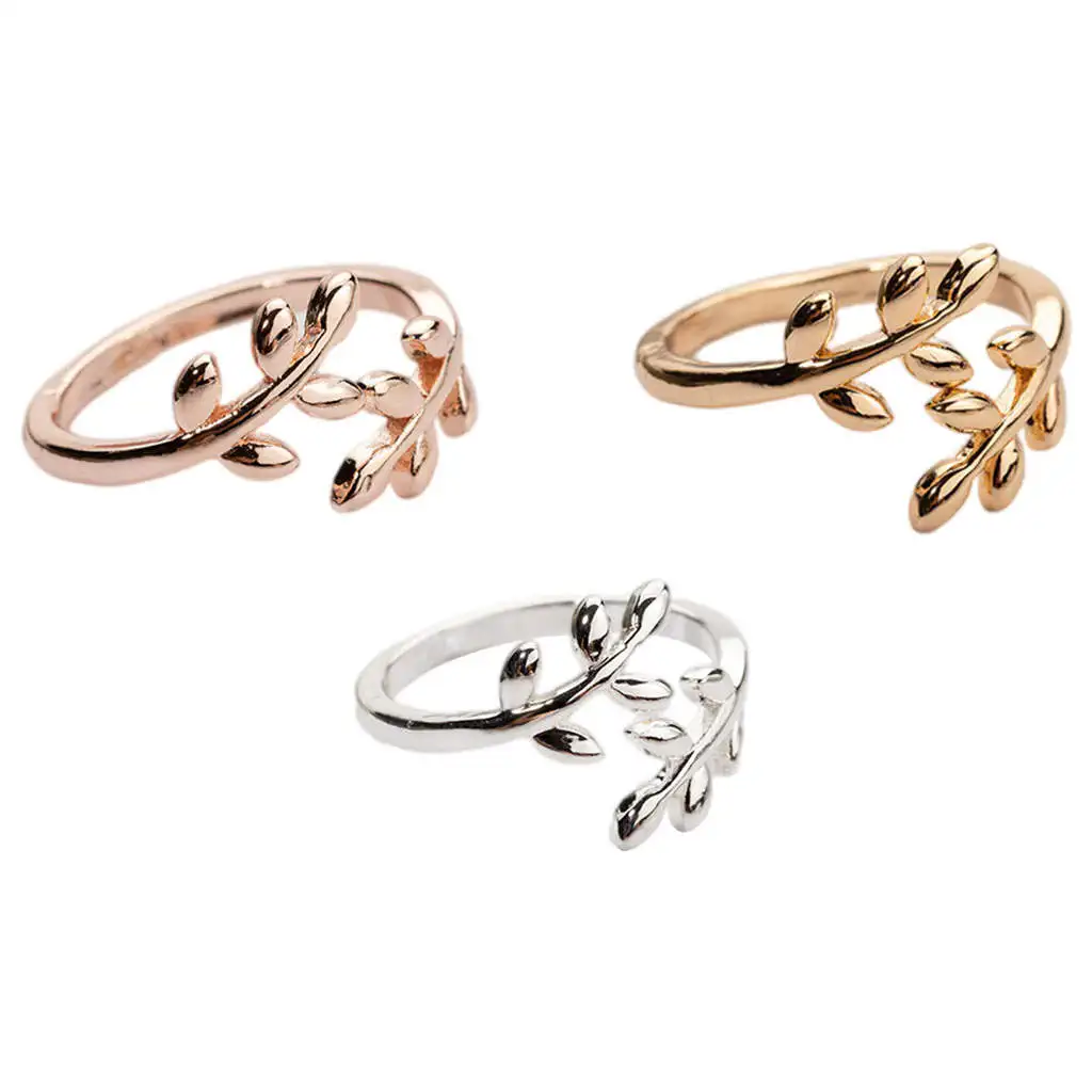 

Регулируемое Открытое кольцо в стиле «Ласточкин лист» индивидуальное очаровательное кольцо на палец Гальваническая обработка геометриче...