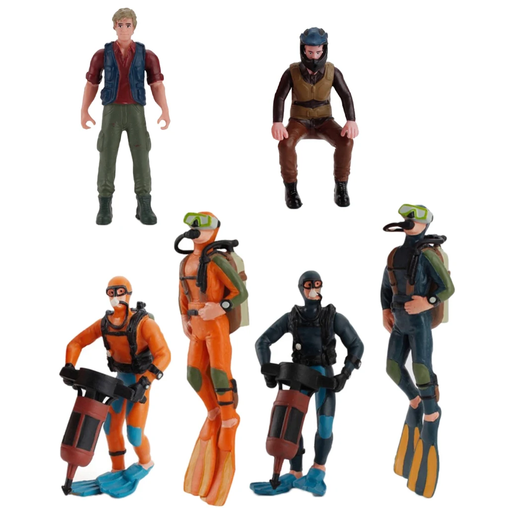 

Miniature Figure Diving Model Ornaments Educational Toy Action Figures
