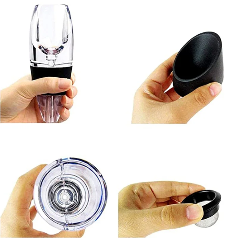 Food-grade hot-selling decanter with filter red wine aerator magic |