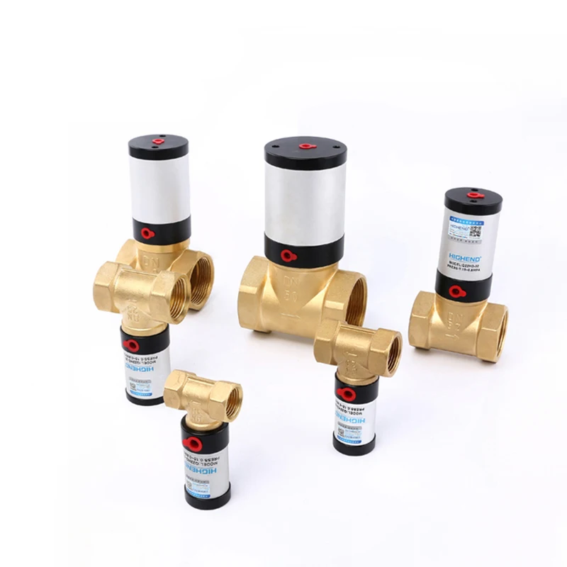 

1/2" 3/4" 1" Q22HD Normally Closed 2/2 Way Pneumatic Brass Air Control Valve Air Oil Valves