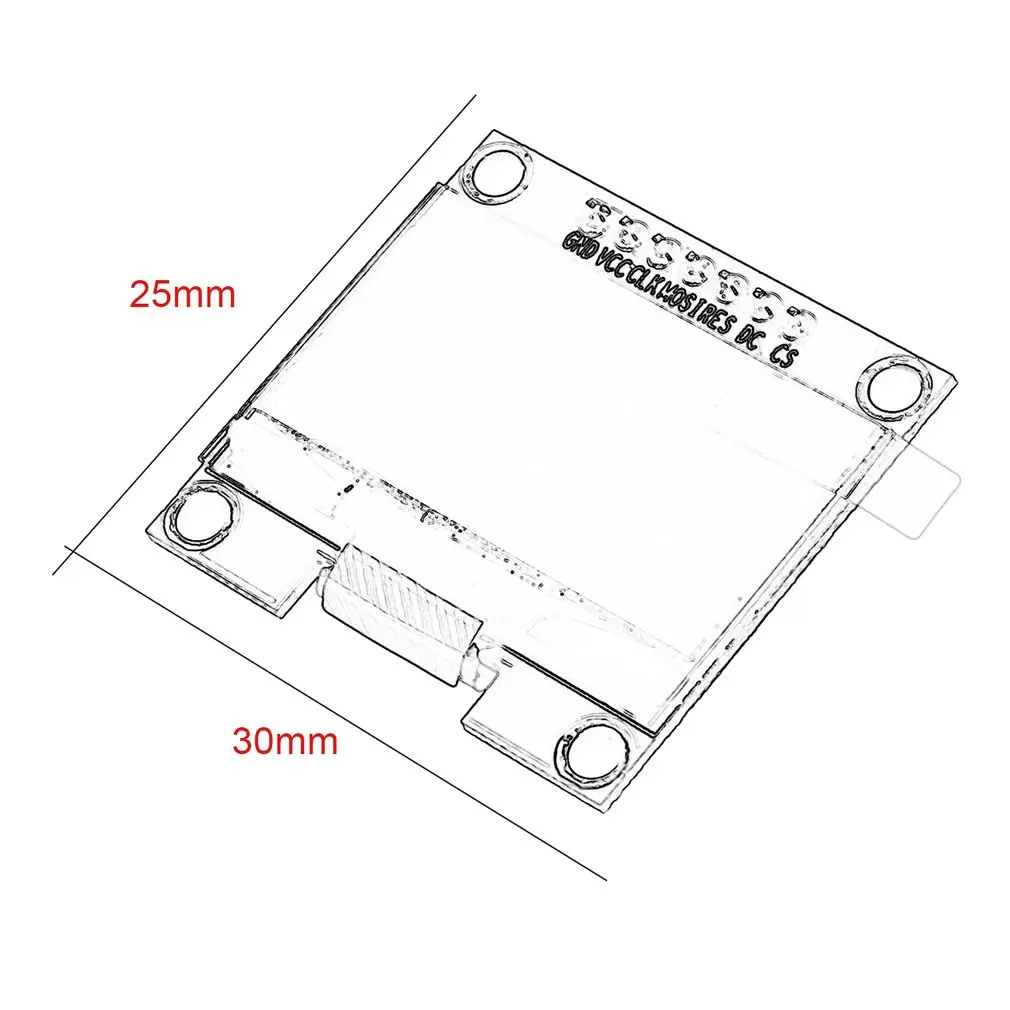 

1.3 Inch 7 Pin I2C IIC Serial 128X64 OLED LCD LED Display Module SH1106 For 51 MSP420 STIM32 SCR SPI OLED Display