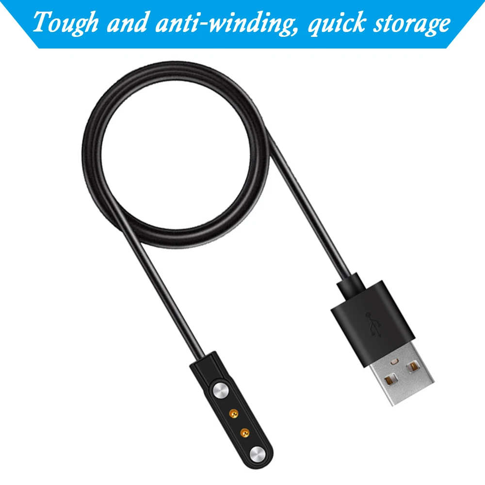 USB Magnetic Charger Cable Cord Safety Fast Charging Dock Cradle Power Adapter For IWO W26 / W26+ Plus Smart Watch Accessories |