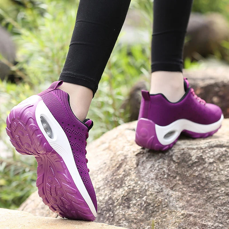 

Breathable Women Shoes Casual Sneakers For Women Air Cushion Shoes For Women Shallow Sneakers Female Vulcanize Shoes Plus Size