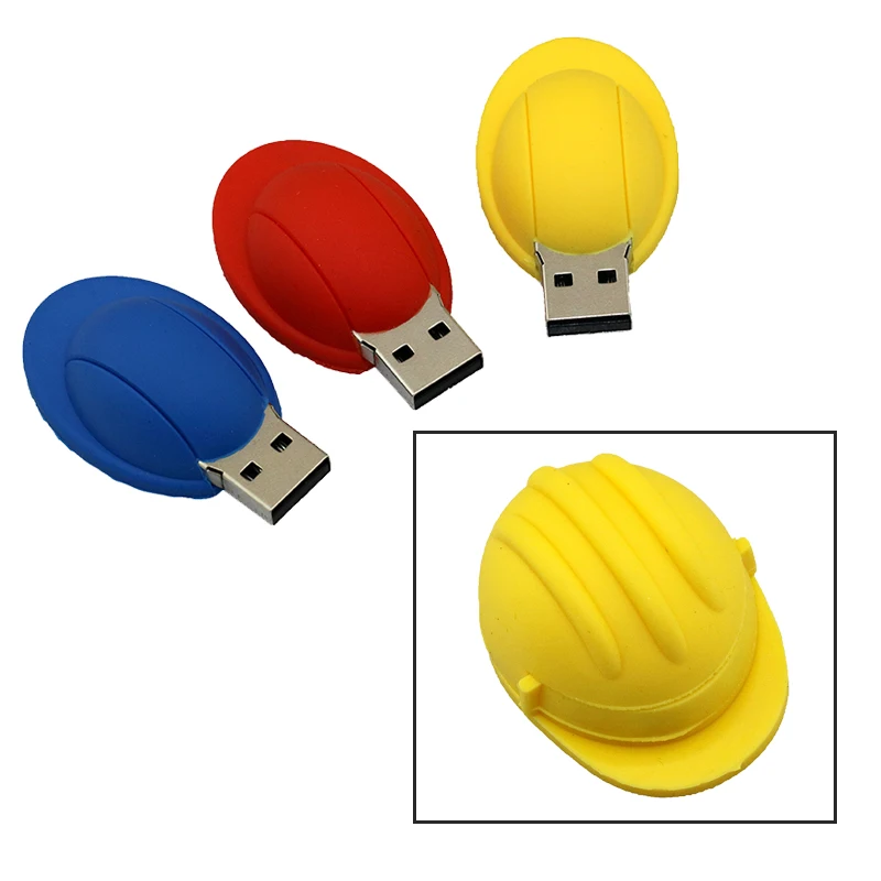 Мультяшный Usb флэш накопитель 4 Гб U диск 8 ГБ 16 32 желтый защитный жесткий 64 карта