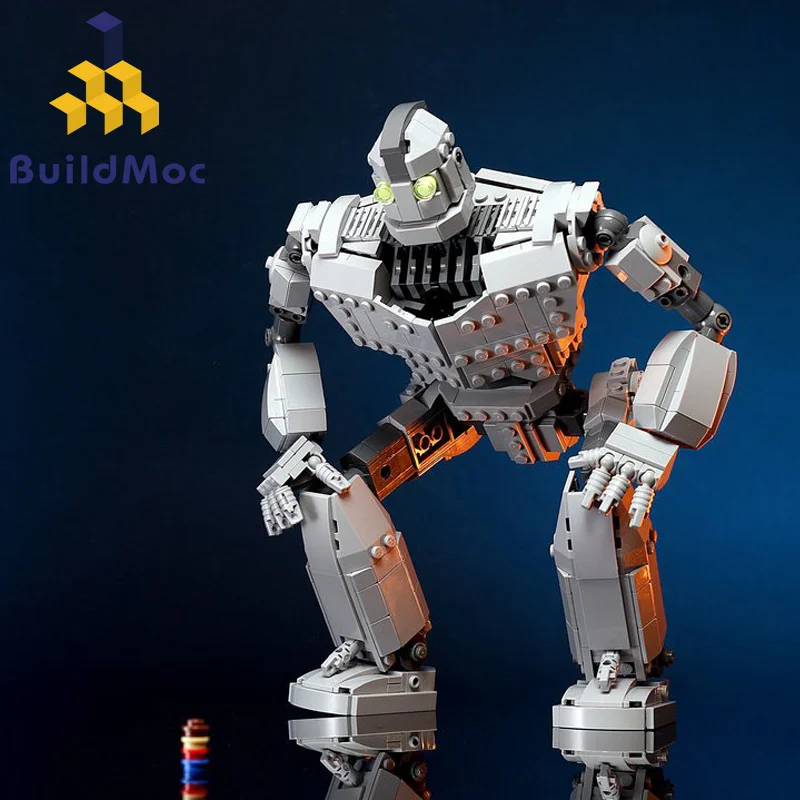 

Механическая серия MOC, железный робот, строительные блоки, классический фильм, гигантские кирпичи, игрушка, Сборная модель для детей, подарк...