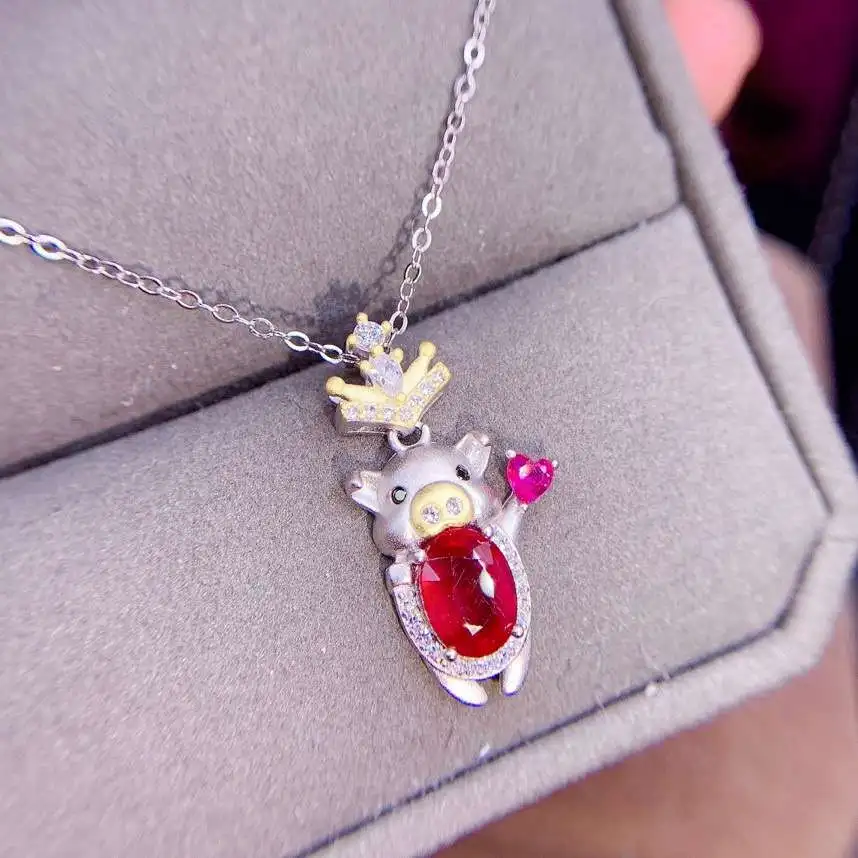 KJJEAXCMY Изящные Ювелирные изделия из стерлингового серебра 925 пробы с натуральным