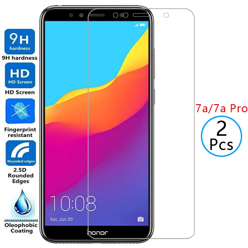 

protective tempered glass for huawei honor 7a pro screen protector on honor7a honer onor hono 7 a a7 7apro a7pro safety film 9h