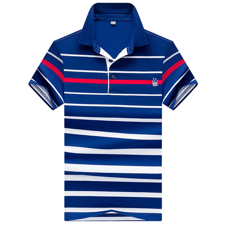E8071 Royal blue Hollirtiger, дышащая мужская рубашка поло, Мужская Дизайнерская рубашка поло, Мужская быстросохнущая рубашка, Мужская одежда, Майки для гольфа, тенниса - Цвет: E8071 Royal blue