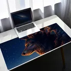 Компьютерный игровой шкаф Mausepad Animal Wolf, большой коврик для мышки с аниме, игровой ноутбук Varmilo, аксессуары для геймеров, Настольный коврик, коврик, мыши, клавиатуры