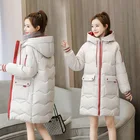 Женское зимнее пальто, новинка 2021, Женская хлопковая одежда средней длины, Корейская версия, свободная толстая одежда большого размера