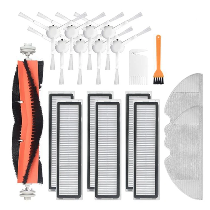 

Запчасти для робота-пылесоса Dreame D9, основная щетка, боковая щетка, НЕРА, Швабра, ткань, Сменные аксессуары