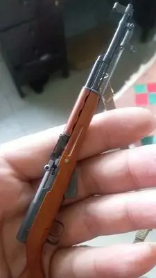 Модель солдата 1/6 года цельнометаллическая разборная полуавтоматическая