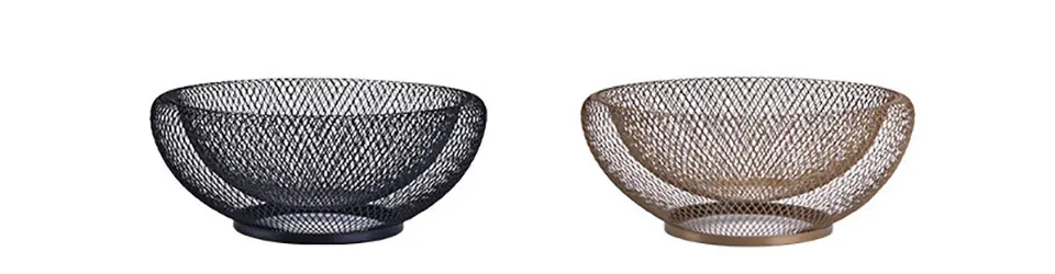 Тарелка для фруктов двойное Кованое железное корзина для фруктов тарелка для сушеных фруктов Украшение для гостиной