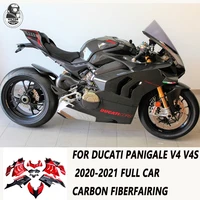 suitable for ducati panigale v4 v4s 2020 2021 motorcycle carbon fiber fairing abs fairing kit new customizable color