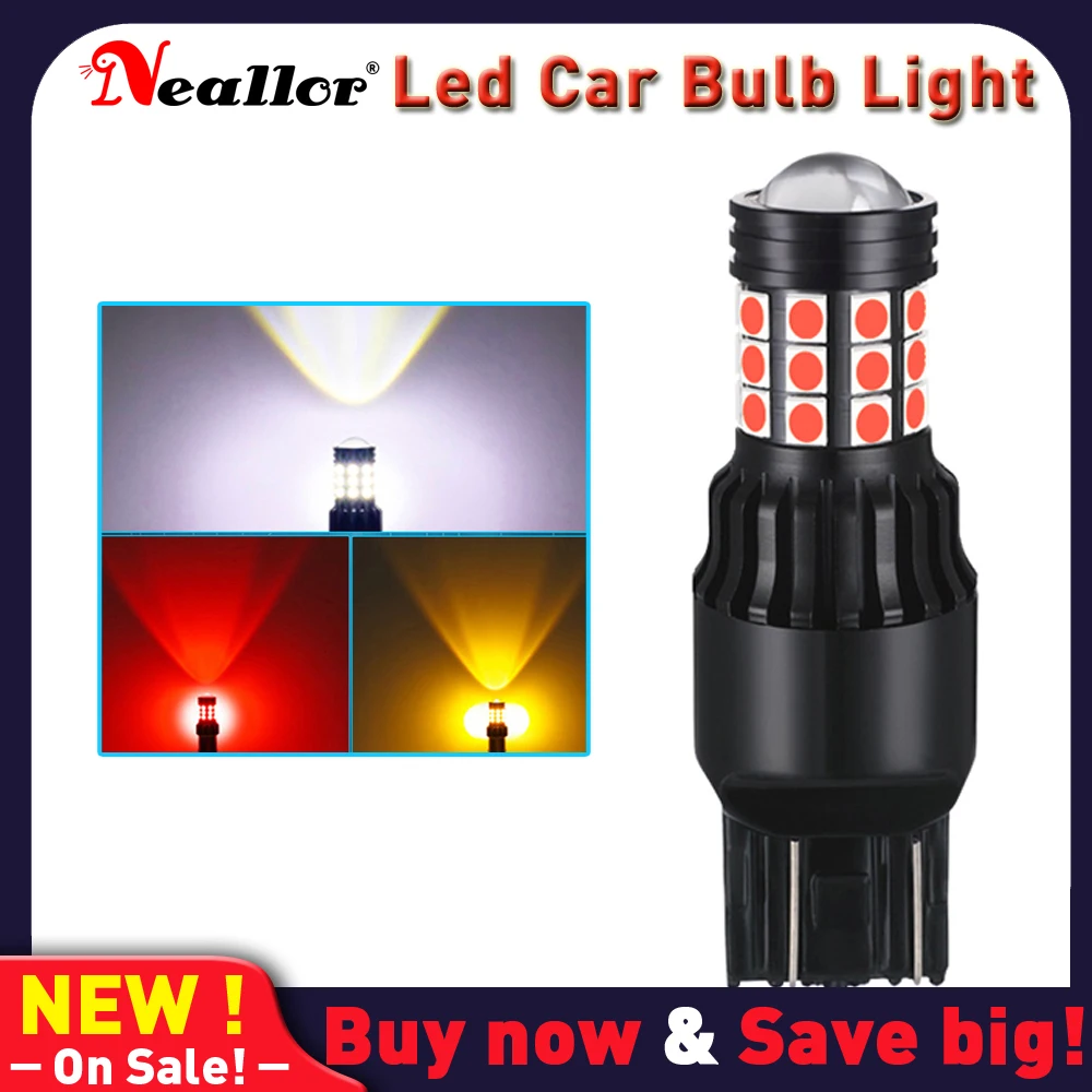 

1 светодиодный автомобильный фонарь, сигнальная лампа 1156 P21W BA15S BAU15S Canbus Bay15D светодиодный T20 7440 7443 W21W W21/5W, лампочки 144SMD, поворотные фонари задн...