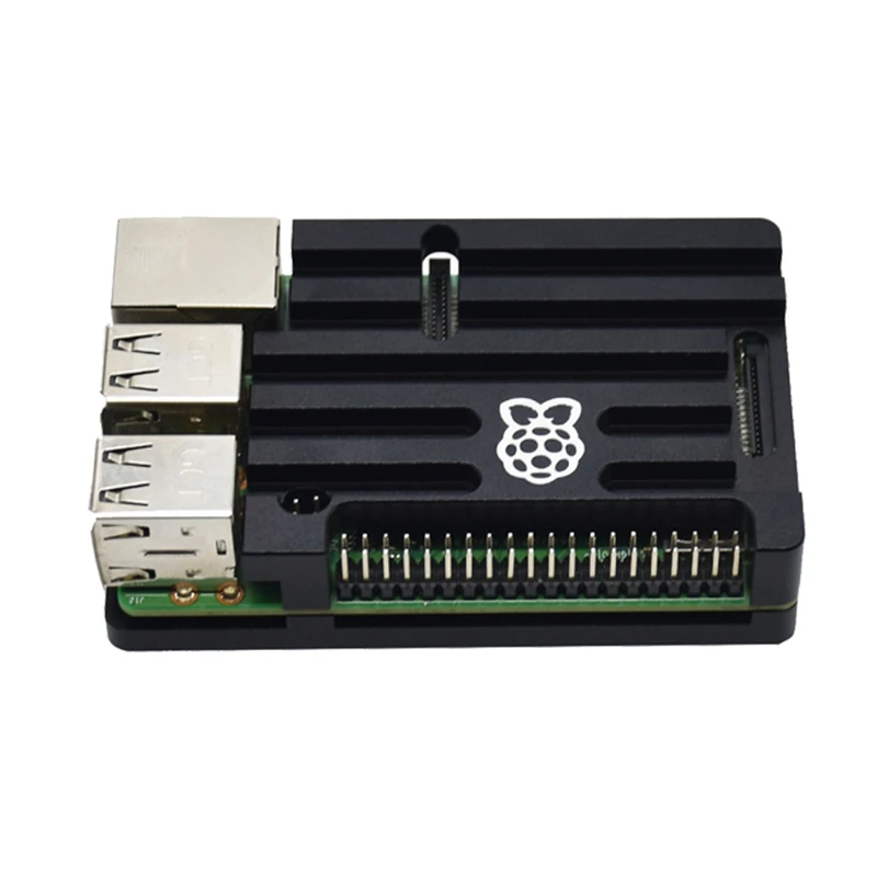 3 в 1 для Raspberry Pi Model B + (Plus) плата Cnc алюминиевый чехол 5 В А адаптер питания с Wifi и