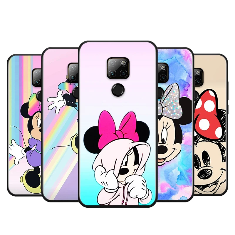 

Mickey mouse color For Huawei P Smart 2021 2020 Z S Plus Mate 40 RS 30 20 10 Pro Lite 2019 2018 Black Soft Phone Case