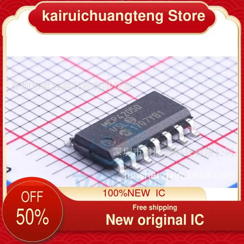 

10-200 шт., MCP42050 MCP42050-I/SL SOP14, новая оригинальная интегральная схема
